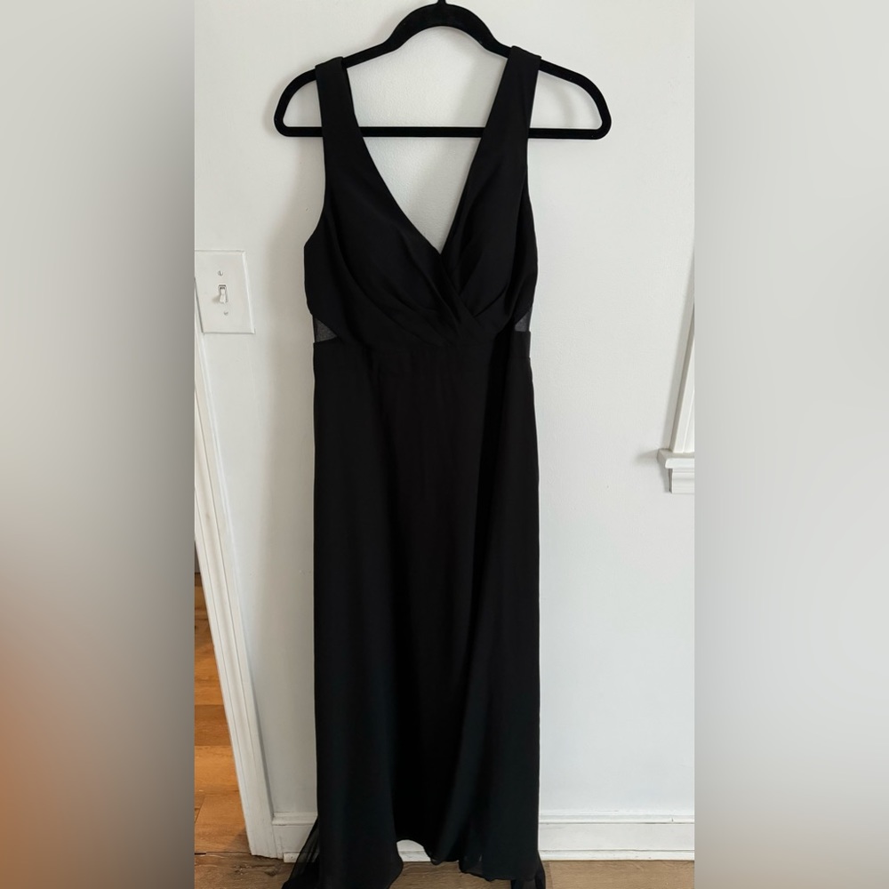 Azazie black bridesmaid dress